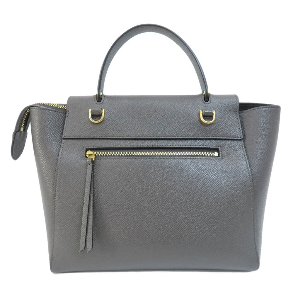 Celine Belt Bag Handbag Calfskin Black
